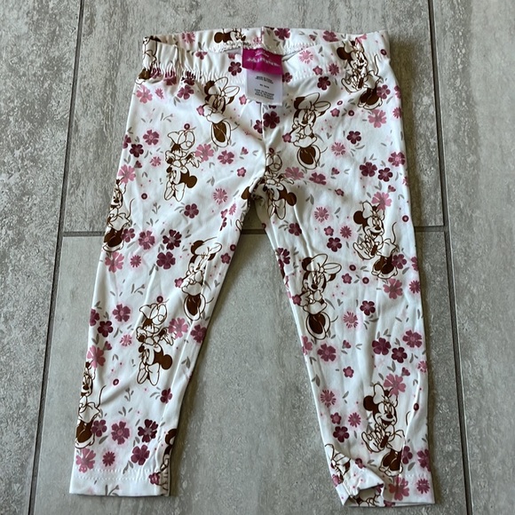 Disney Junior Minnie2 pc set sweater &pants,12 M,pink & cream - Picture 3 of 6